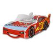 Kép 1/3 - Autó formájú Disney Cars gyerekágy - piros fehér színben