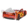 Kép 4/5 - Autó formájú gyerekágy - Disney Cars - piros-fehér