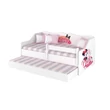 Kép 1/3 - Pótágyas gyerekágy ágyráccsal - Disney Lulu - Minnie cute - fehér