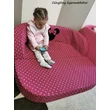 Kép 4/5 - Berry Baby Babakanapé  - Birdie (6 hónapos kortól 6 éves korig): Pink pöttyös Minnie fantázia, KIHAJTHATÓ, KÉSZLETRŐL