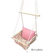 Kép 1/5 - Berry Baby ugráló rugós hinta: Apró virágos- LÁNYOKNAK