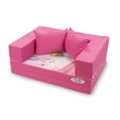 Kép 1/5 - Berry Baby szivacs kanapéágy - levehető huzatos - pink hercegnős