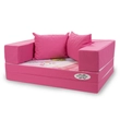 Kép 2/5 - Szivacs kanapéágy - gyerek EXTRA méret - pink – Princess - Diamond