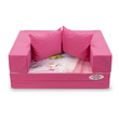 Kép 4/5 - Szivacs kanapéágy - gyerek EXTRA méret - pink – Princess - Diamond