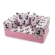 Kép 1/3 - Berry Baby szivacs kanapéágy és hempergő levehető huzattal - eper Black Cat