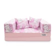 Kép 2/3 - Berry Baby DIAMOND szivacs kanapéágy gyerek méretben: pink Princess hercegnős 2