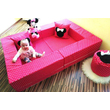 Kép 4/5 - Berry Baby SUNSHINE szivacs kanapéágy gyerek méretben: pink pöttyös Minnie 4