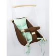 Kép 1/2 - Berry Baby Wonder Swing gyerekhinta párnával - csokibarna menta