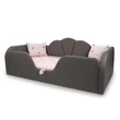 Kép 3/5 - Celebrity gyerekágy - kavics szürke eco - rózsaszín Chesterfield