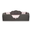 Kép 4/5 - Celebrity gyerekágy - kavics szürke eco - rózsaszín Chesterfield