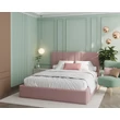 Kép 2/5 - Kárpitozott franciaágy keret - COLORADO - Paris pink