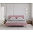 Kép 4/4 - Kárpitozott franciaágy keret - KALIFORNIA - Paris pink