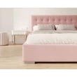 Kép 4/5 - Kárpitozott franciaágy keret - LUCERNA - Paris pink