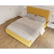 Kép 2/5 - Kárpitozott franciaágy keret - NAVARO - Paris mustár sárga