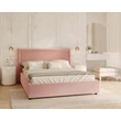 Kép 2/5 - Kárpitozott franciaágy keret - NOBILE - Paris pink