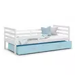 Kép 2/2 - Gyerekágy ágyneműtartóval - Basic 80x160 cm - fehér-kék