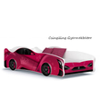Kép 1/3 - Autó formájú gyerekágy - Cars I. - 80x160 cm-es méretben - 18-as pink