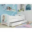 Kép 1/3 - Ágyneműtartós gyerekágy ágyráccsal - 80x180 cm-es fekvőfelület - Cool Beds - 44 Snow Sister jéghercegnős