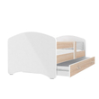 Kép 1/7 - Ágyneműtartós gyerekágy ágyráccsal - 4 méretben - Cool Beds - Fehér támlás 