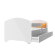 Kép 5/7 - COOL BEDS ágyneműtartós gyerekágy - 4 méretben: Fehér támlás - 7 keretszínnel kérhető 6