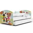 Kép 1/2 - Ágyneműtartós gyerekágy ágyráccsal - 80x140 cm-es fekvőfelülettel - Cool Beds - Bing nyuszis