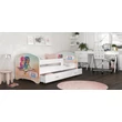 Kép 1/4 - Ágyneműtartós gyerekágy ágyráccsal - 80x140 cm-es fekvőfelülettel - Cool Beds - Adventure with Gins