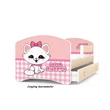 Kép 1/5 - Ágyneműtartós gyerekágy ágyráccsal - 4 méretben - Cool Beds - 38L Hello Sweety cicás