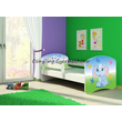 Kép 1/2 - Sweet Dream leesésgátlós gyerekágy matraccal - Sweet Dream - színes elefántos