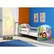 Kép 2/14 - Leesésgátlós gyerekágy - Sweet Dream 80x180 cm - 01 Zoo matraccal