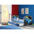 Kép 10/14 - Leesésgátlós gyerekágy - Sweet Dream 80x180 cm - 04 Blue car matraccal