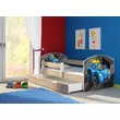 Kép 12/14 - Leesésgátlós gyerekágy - Sweet Dream 80x180 cm - 04 Blue car matraccal