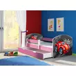 Kép 11/14 - Leesésgátlós gyerekágy - Sweet Dream 80x160 cm - 05 Red car matraccal