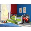 Kép 14/14 - Leesésgátlós gyerekágy - Sweet Dream 80x180 cm - 05 Red car matraccal