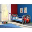 Kép 4/14 - Leesésgátlós gyerekágy - Sweet Dream 80x180 cm - 05 Red car matraccal