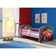 Kép 5/14 - Leesésgátlós gyerekágy - Sweet Dream 80x160 cm - 05 Red car matraccal