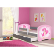 Kép 13/14 - Leesésgátlós gyerekágy - Sweet Dream 70x140 cm - 07 Pink fairy matraccal