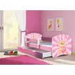 Kép 10/14 - Leesésgátlós gyerekágy - Sweet Dream 80x160 cm - 10 Pink teddy bear matraccal