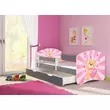 Kép 12/14 - Leesésgátlós gyerekágy - Sweet Dream 70x140 cm - 10 Pink teddy bear matraccal