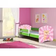 Kép 7/14 - Leesésgátlós gyerekágy - Sweet Dream 80x160 cm - 10 Pink teddy bear matraccal