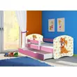 Kép 10/14 - Leesésgátlós gyerekágy - Sweet Dream 70x140 cm - 11 Dog matraccal