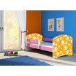 Kép 4/12 - Leesésgátlós gyerekágy - Sweet Dream - 24 Orange Daisy matraccal