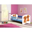 Kép 3/7 - Leesésgátlós gyerekágy - Sweet Dream 80x180 cm - 39 Puppies matraccal
