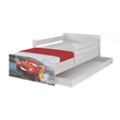 Kép 1/3 - Ágyneműtartós gyerekágy ágyráccsal - Disney MAX - Cars 3
