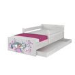 Kép 1/2 - Ágyneműtartós gyerekágy ágyráccsal - Disney MAX - Szófia hercegnő