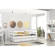 Kép 2/3 - Gyerekágy ágyneműtartóval - Basic 80x190 cm - fehér-fehér