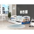 Kép 1/3 - Ágyneműtartós gyerekágy ágyráccsal - 80x140 cm-es fekvőfelülettel - Cool Beds - 47 Super Pieski Mancs őrjárat jellegű