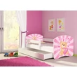 Kép 2/28 - Leesésgátlós gyerekágy - Sweet Dream 80x160 cm - 10 Pink teddy bear matraccal