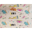 AKCIÓS KÁRPITOS leesésgátlós gyerekágy - 63x150 cm-es fekvőfelülettel:  Pink keret - rózsaszín kiselefánt fekvő