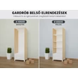 Kép 20/21 - Animals gardrób gyerekszobába - SZ04 