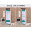 Kép 4/4 - Classic gardrób gyerekszobába - SZ01 - fehér